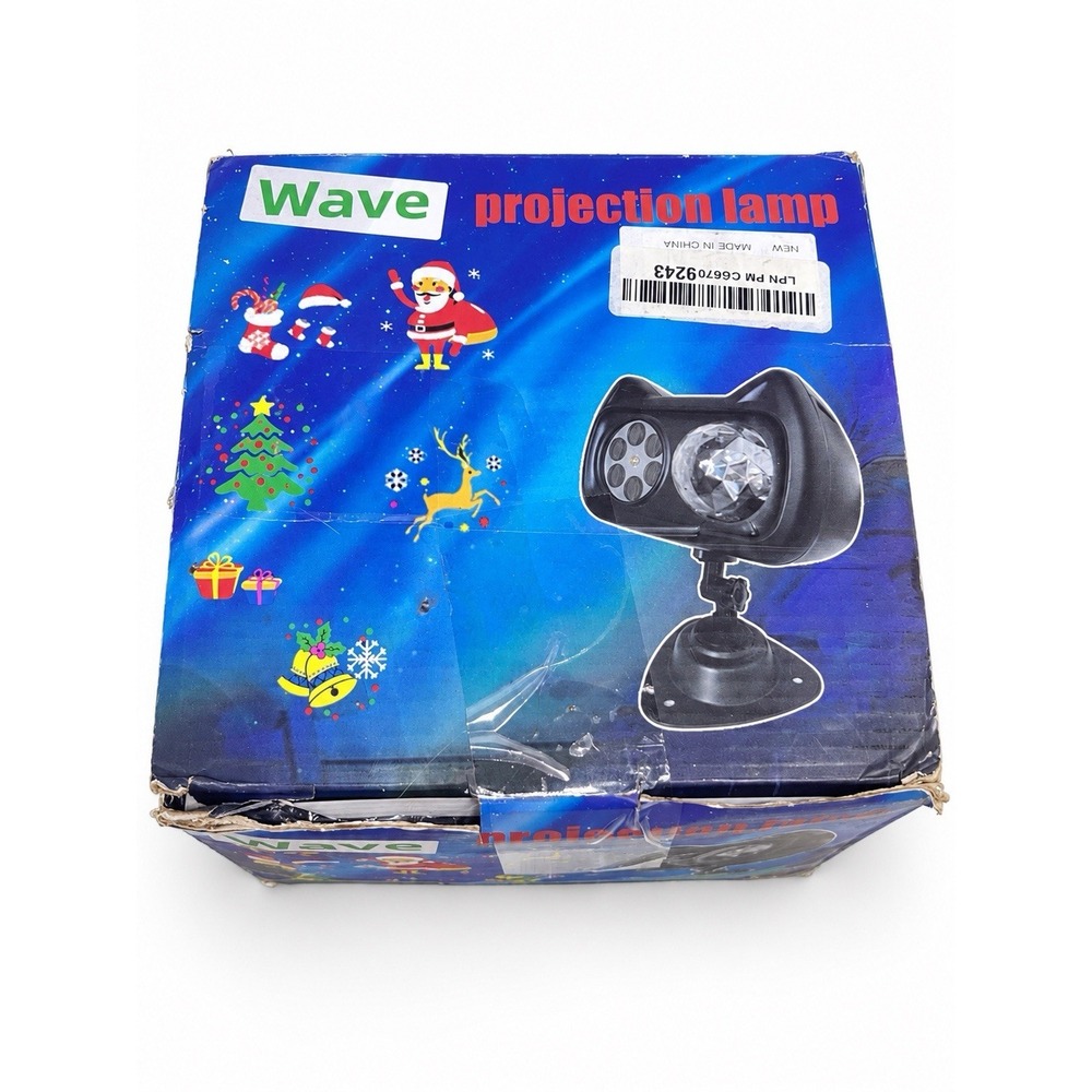 RGBW Wave Projection Lamp Outdoor Christmas Holiday Light Projector  15-Scenes